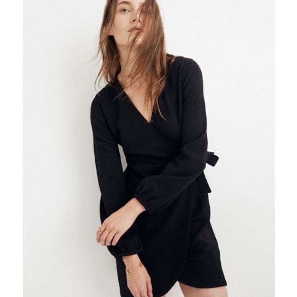 Madewell Texture & Thread Side-Tie Dress XS